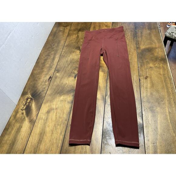 Lululemon Size 4 Brown Women’s Power Through High Rise Leggings - Picture 1 of 11
